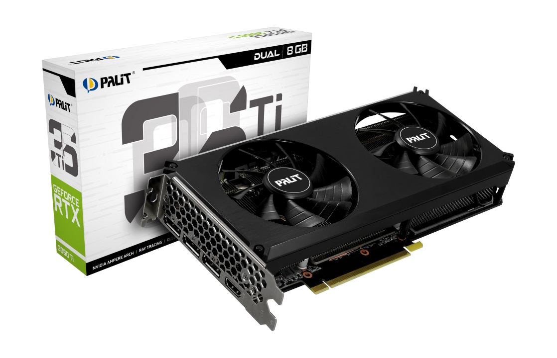картинка Видеокарта Palit GeForce RTX 3060 Ti Dual V1 от магазина Одежда+