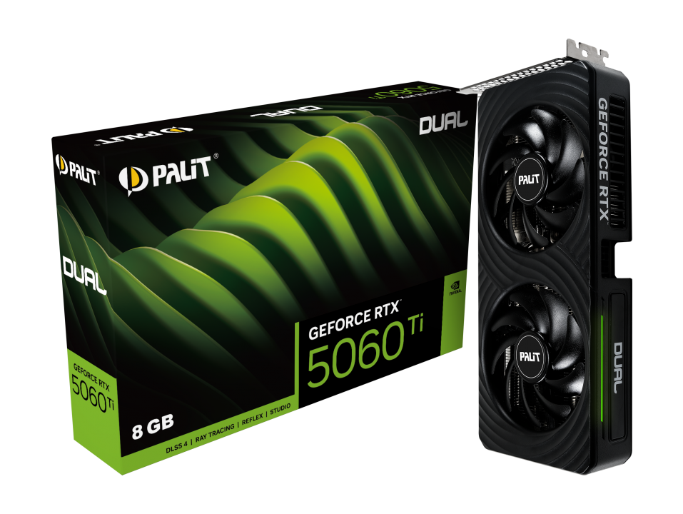 картинка Видеокарта Palit GeForce RTX 5060 Ti Dual 8Gb от магазина Одежда+