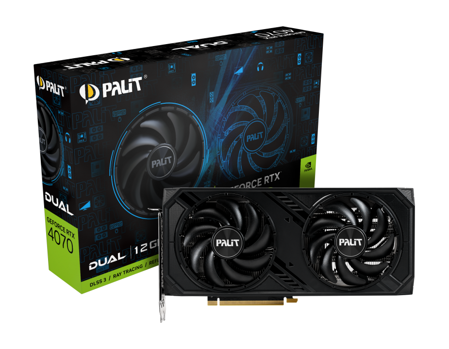 картинка Видеокарта Palit GeForce RTX 4070 Dual от магазина Одежда+