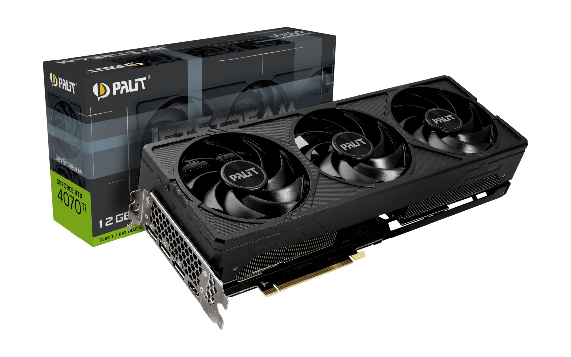 картинка Видеокарта Palit GeForce RTX 4070 Ti JetStream от магазина Одежда+