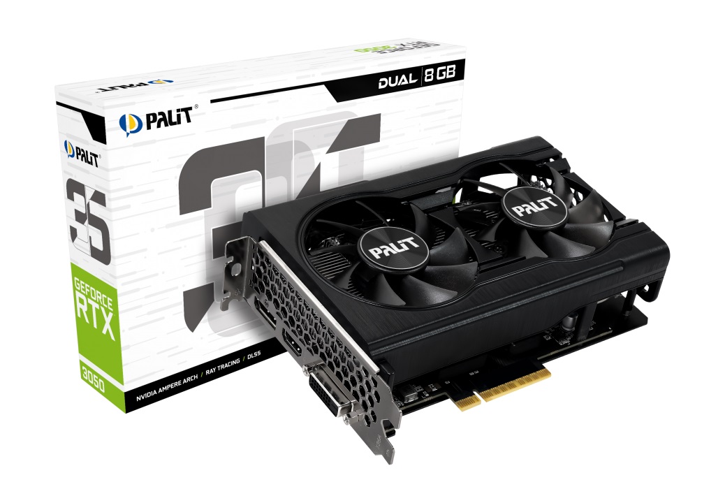 картинка Видеокарта Palit GeForce RTX 3050 Dual от магазина Одежда+