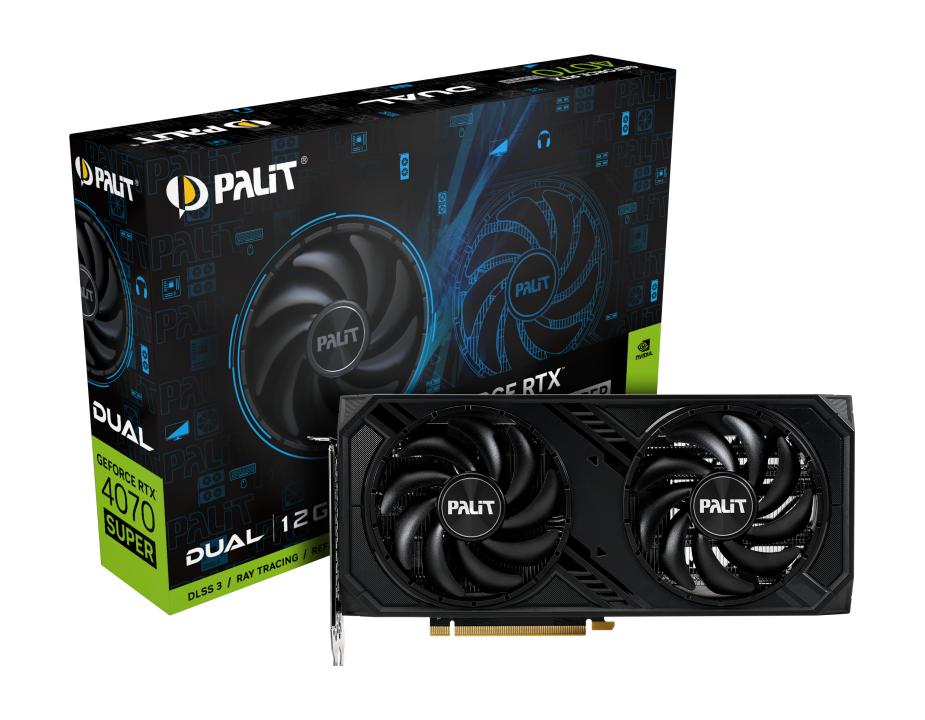 картинка Видеокарта Palit GeForce RTX 4070 SUPER Dual от магазина Одежда+