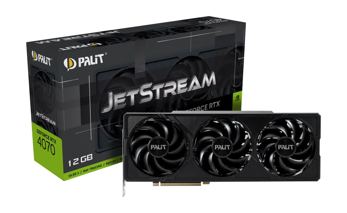 картинка Видеокарта Palit GeForce RTX 4070 JetStream от магазина Одежда+