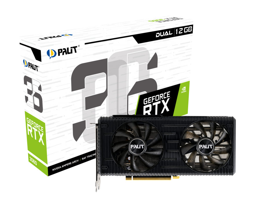 картинка Видеокарта Palit GeForce RTX 3060 Dual от магазина Одежда+