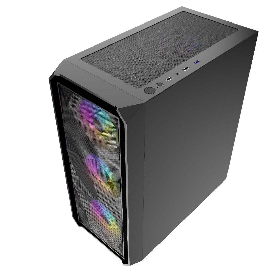 картинка Корпус Powercase Mistral Edge Black от магазина Одежда+