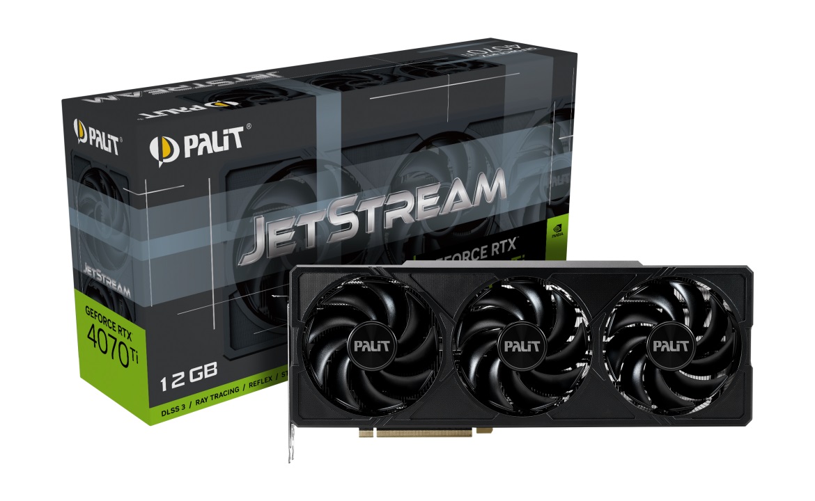 картинка Видеокарта Palit GeForce RTX 4070 Ti JetStream от магазина Одежда+