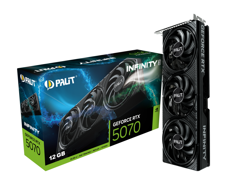 картинка Видеокарта Palit GeForce RTX 5070 Infinity 3 от магазина Одежда+