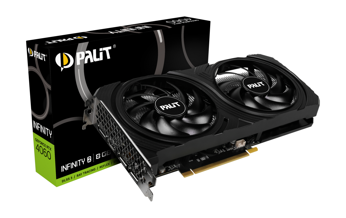 картинка Видеокарта Palit GeForce RTX 4060 Infinity 2 от магазина Одежда+